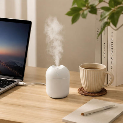 Nora – Kompakt luftfuktare med stämningsfull LED-belysning