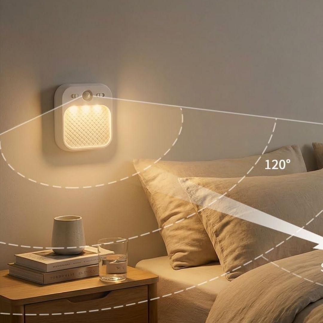 Selma – Intelligent LED-nattlampa med rörelsesensor och varmt sken